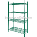 5 tiers stainless steel wire metal shelves for storage